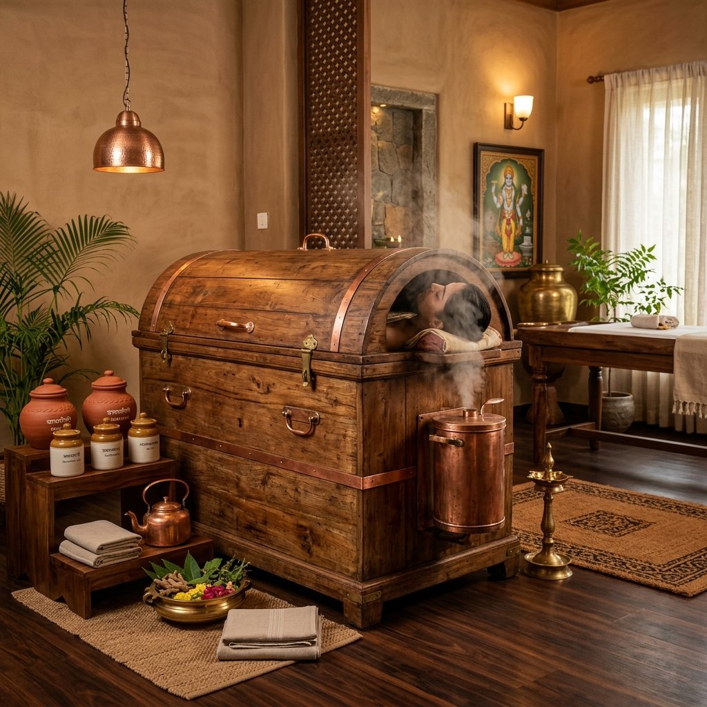 Ayurvedic Swedana Steam Box